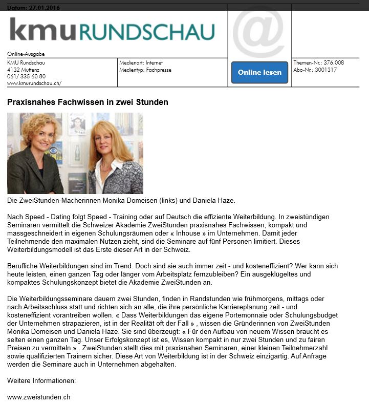 kmu-rundschau