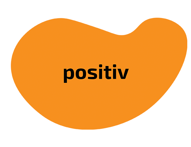 Positiv: Wir sind optimistisch und positiv. Wir sehen in schwierigen Situationen und Herausforderungen die Chancen und Möglichkeiten, die sich eröffnen.